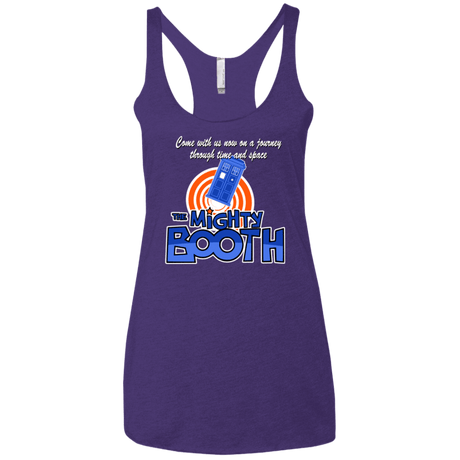 T-Shirts Purple / X-Small Mighty Booth Women's Triblend Racerback Tank