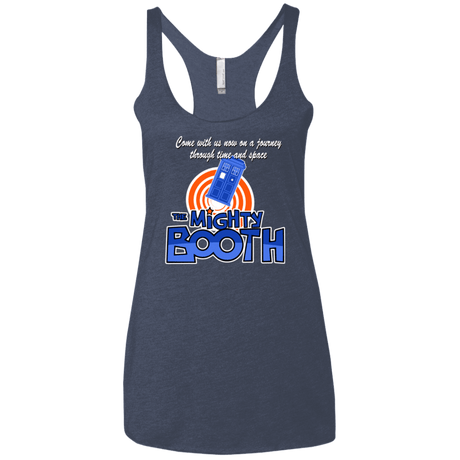 T-Shirts Vintage Navy / X-Small Mighty Booth Women's Triblend Racerback Tank