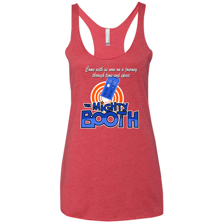 T-Shirts Vintage Red / X-Small Mighty Booth Women's Triblend Racerback Tank