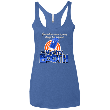 T-Shirts Vintage Royal / X-Small Mighty Booth Women's Triblend Racerback Tank
