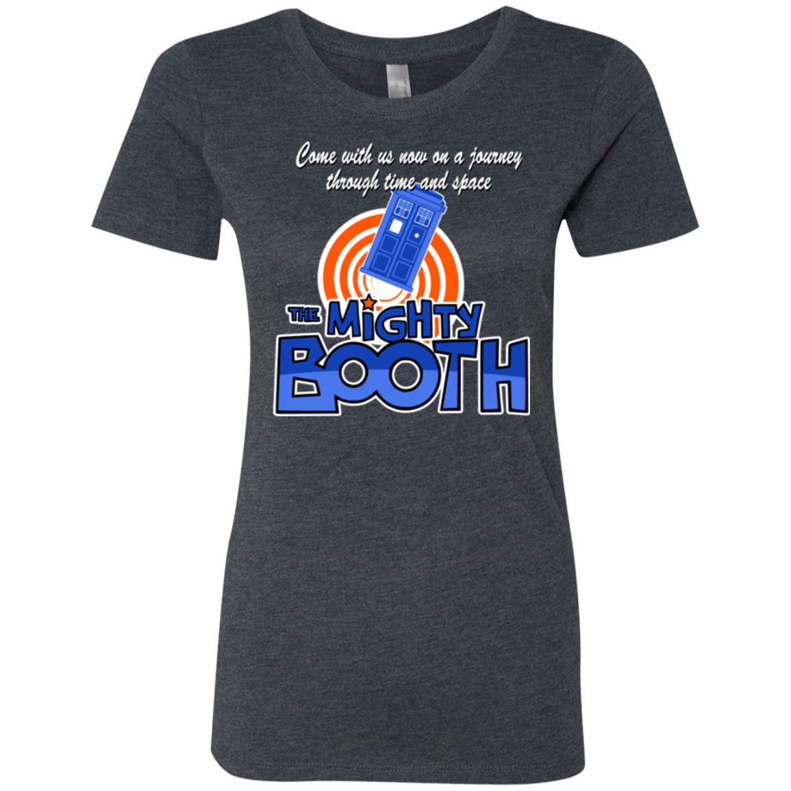 T-Shirts Vintage Navy / Small Mighty Booth Women's Triblend T-Shirt