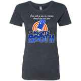 T-Shirts Vintage Navy / Small Mighty Booth Women's Triblend T-Shirt