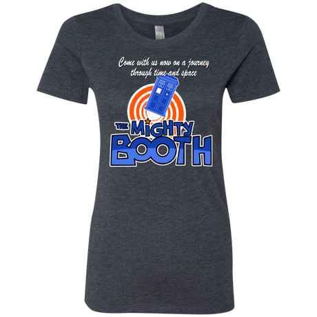 T-Shirts Vintage Navy / Small Mighty Booth Women's Triblend T-Shirt