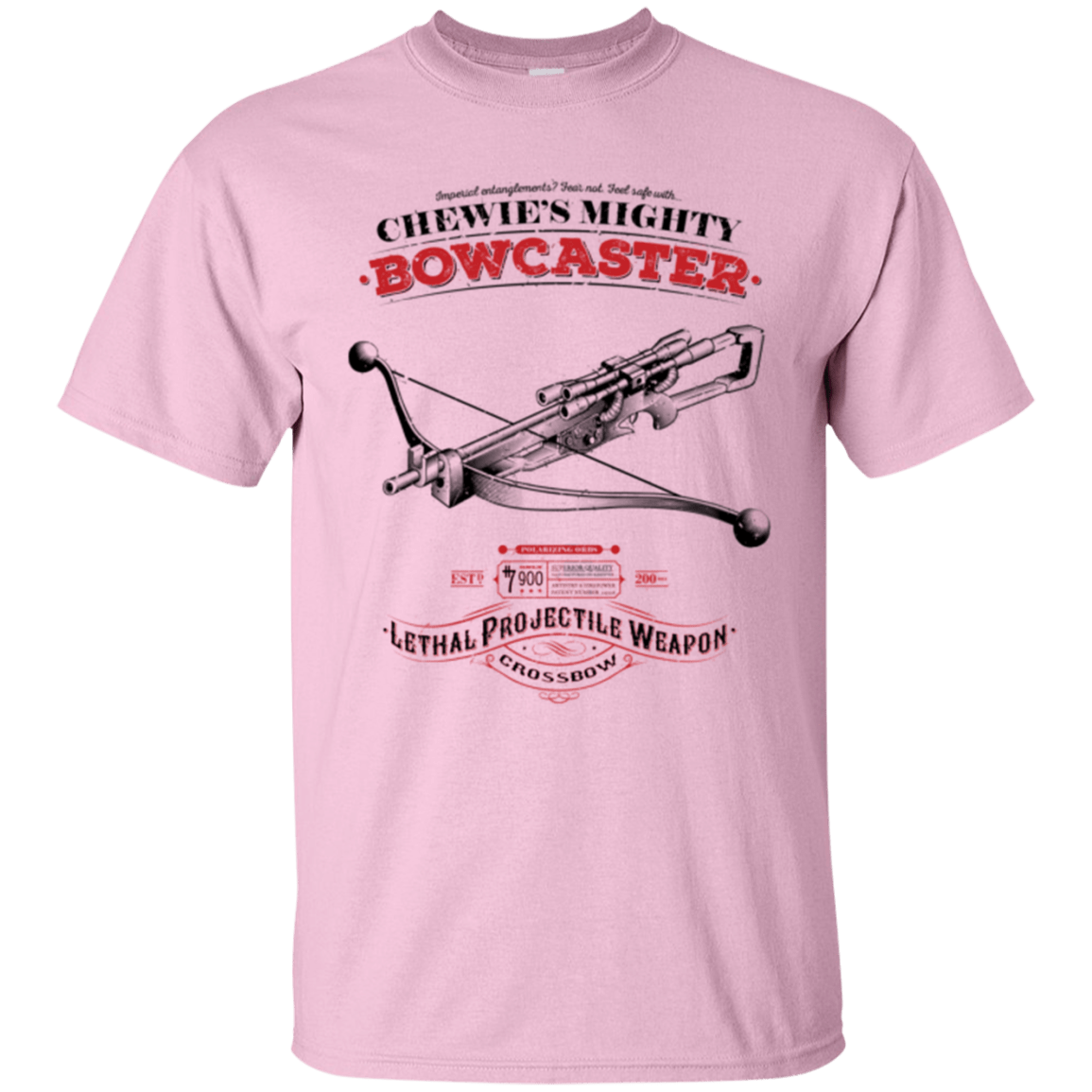 T-Shirts Light Pink / Small Mighty Bowcaster T-Shirt