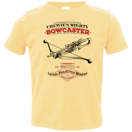 T-Shirts Butter / 2T Mighty Bowcaster Toddler Premium T-Shirt