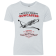 T-Shirts Heather White / YXS Mighty Bowcaster Youth Triblend T-Shirt