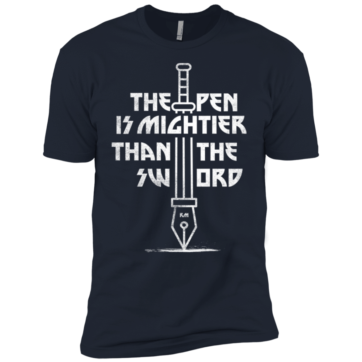 T-Shirts Midnight Navy / YXS Mighty Pen Boys Premium T-Shirt
