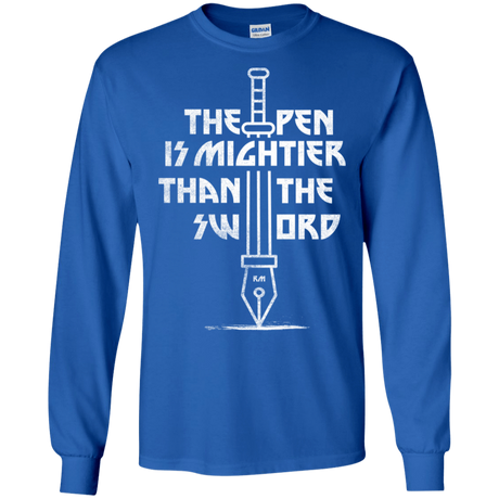 T-Shirts Royal / S Mighty Pen Men's Long Sleeve T-Shirt