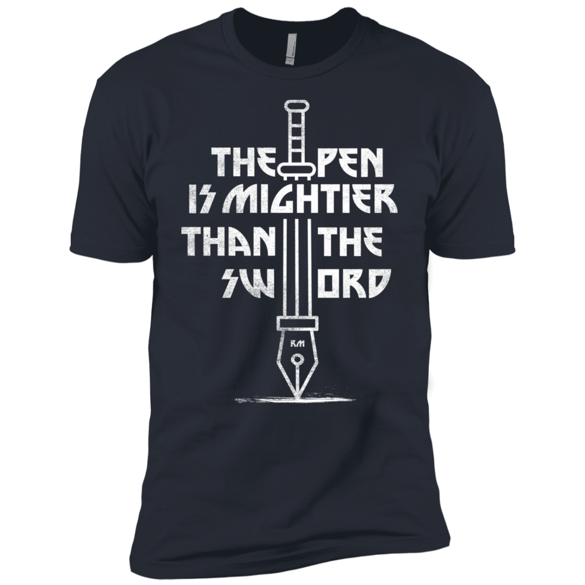 T-Shirts Indigo / X-Small Mighty Pen Men's Premium T-Shirt
