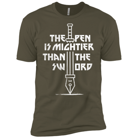 T-Shirts Military Green / X-Small Mighty Pen Men's Premium T-Shirt