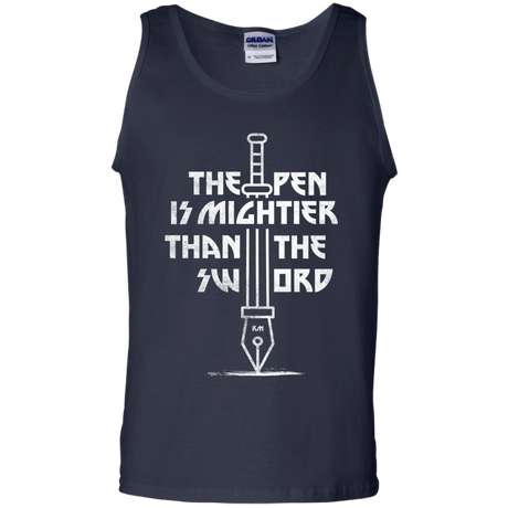 T-Shirts Navy / S Mighty Pen Men's Tank Top