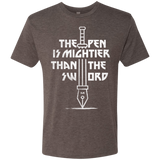 T-Shirts Macchiato / S Mighty Pen Men's Triblend T-Shirt