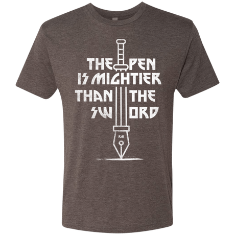 T-Shirts Macchiato / S Mighty Pen Men's Triblend T-Shirt