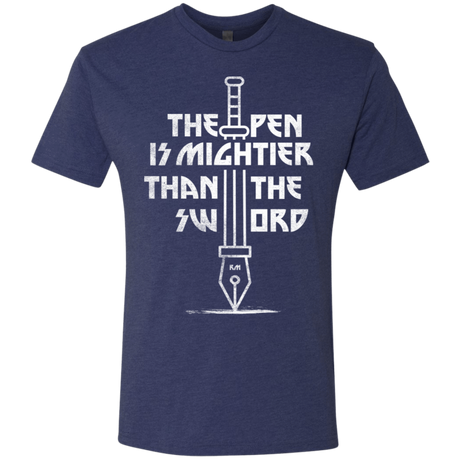 T-Shirts Vintage Navy / S Mighty Pen Men's Triblend T-Shirt