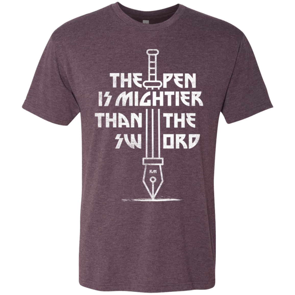 T-Shirts Vintage Purple / S Mighty Pen Men's Triblend T-Shirt