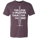 T-Shirts Vintage Purple / S Mighty Pen Men's Triblend T-Shirt