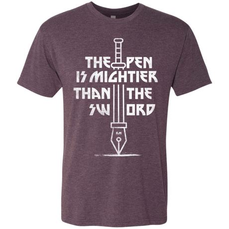 T-Shirts Vintage Purple / S Mighty Pen Men's Triblend T-Shirt