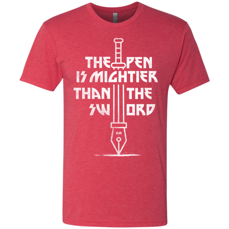T-Shirts Vintage Red / S Mighty Pen Men's Triblend T-Shirt