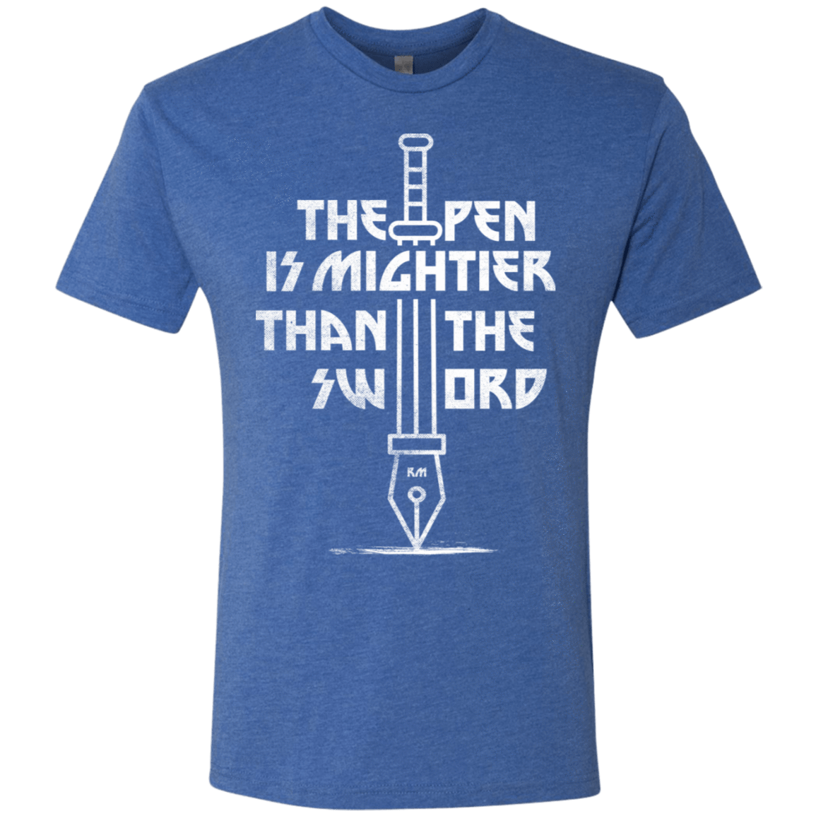 T-Shirts Vintage Royal / S Mighty Pen Men's Triblend T-Shirt