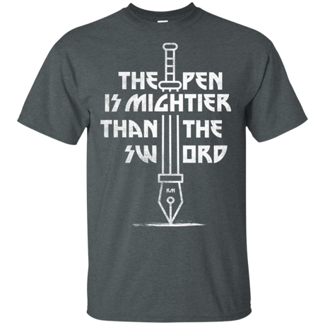 T-Shirts Dark Heather / S Mighty Pen T-Shirt