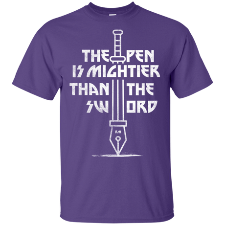 T-Shirts Purple / S Mighty Pen T-Shirt