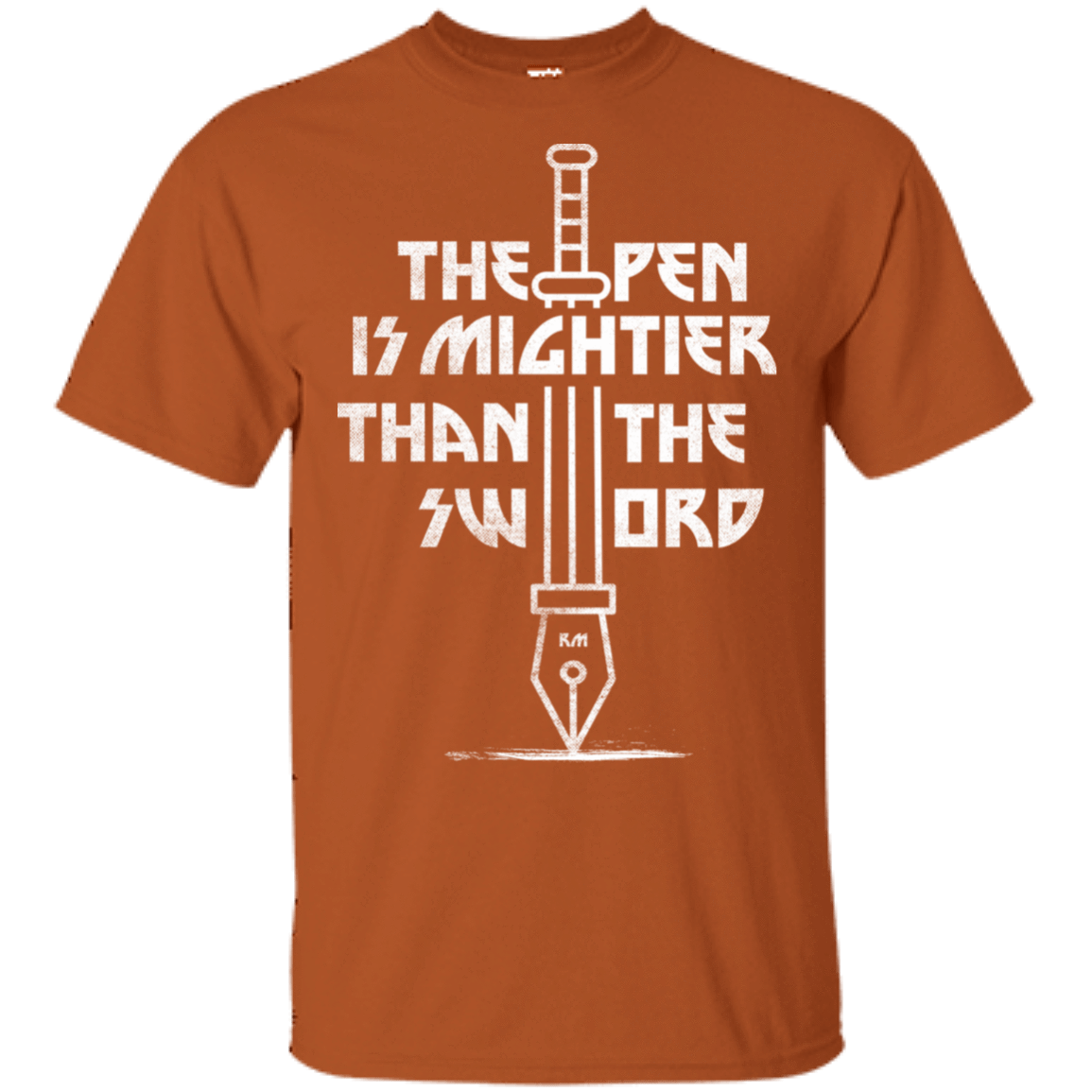 T-Shirts Texas Orange / S Mighty Pen T-Shirt