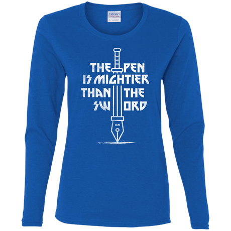 T-Shirts Royal / S Mighty Pen Women's Long Sleeve T-Shirt