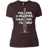 T-Shirts Dark Chocolate / X-Small Mighty Pen Women's Premium T-Shirt