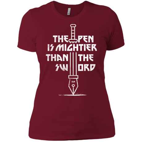 T-Shirts Scarlet / S Mighty Pen Women's Premium T-Shirt