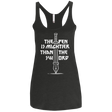 T-Shirts Vintage Black / X-Small Mighty Pen Women's Triblend Racerback Tank