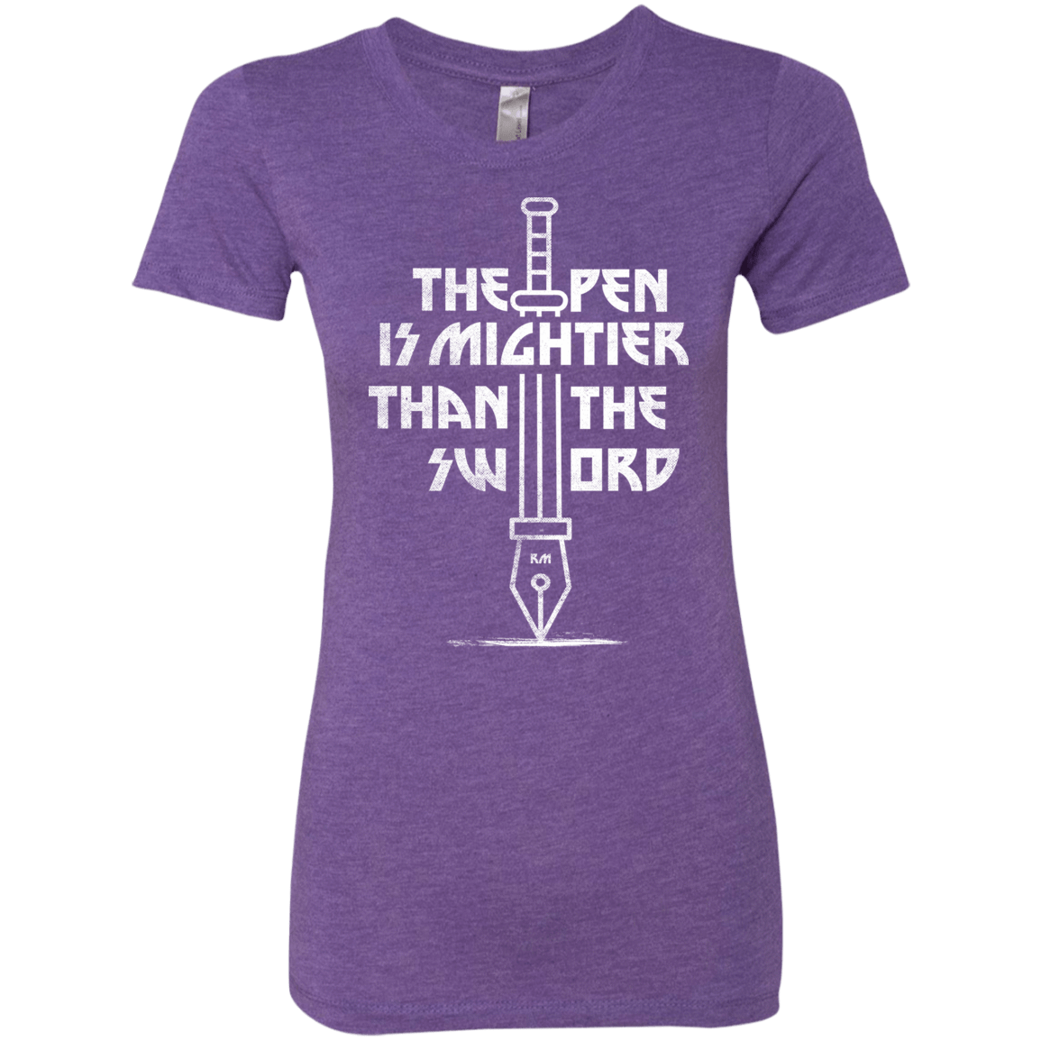 T-Shirts Purple Rush / S Mighty Pen Women's Triblend T-Shirt