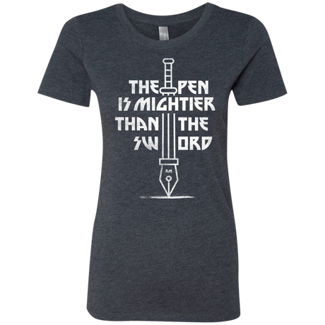 T-Shirts Vintage Navy / S Mighty Pen Women's Triblend T-Shirt