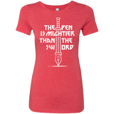 T-Shirts Vintage Red / S Mighty Pen Women's Triblend T-Shirt