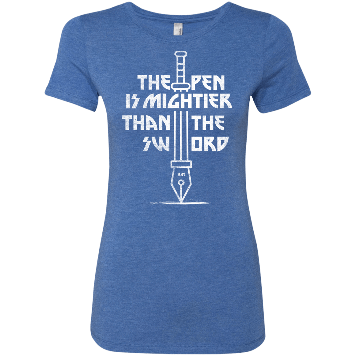 T-Shirts Vintage Royal / S Mighty Pen Women's Triblend T-Shirt