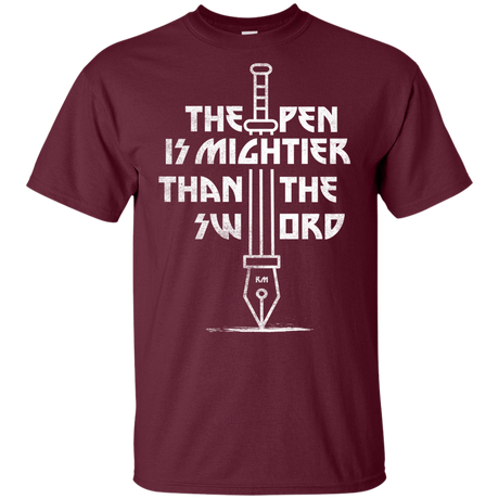 T-Shirts Maroon / YXS Mighty Pen Youth T-Shirt