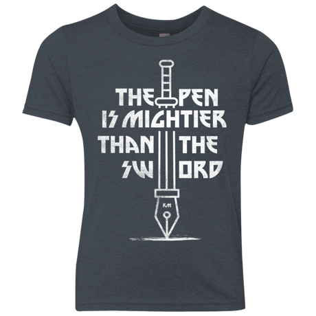 T-Shirts Vintage Navy / YXS Mighty Pen Youth Triblend T-Shirt