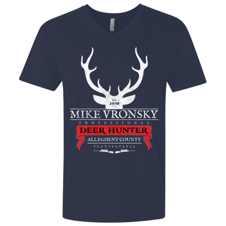 T-Shirts Midnight Navy / X-Small Mike Vronsky Men's Premium V-Neck