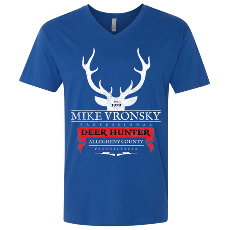 T-Shirts Royal / X-Small Mike Vronsky Men's Premium V-Neck