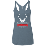 T-Shirts Indigo / X-Small Mike Vronsky Women's Triblend Racerback Tank