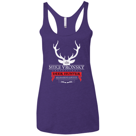 T-Shirts Purple / X-Small Mike Vronsky Women's Triblend Racerback Tank