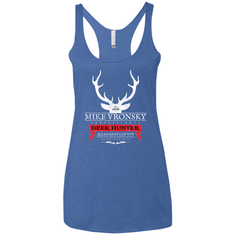 T-Shirts Vintage Royal / X-Small Mike Vronsky Women's Triblend Racerback Tank