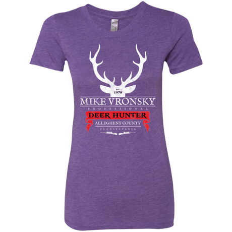 T-Shirts Purple Rush / Small Mike Vronsky Women's Triblend T-Shirt