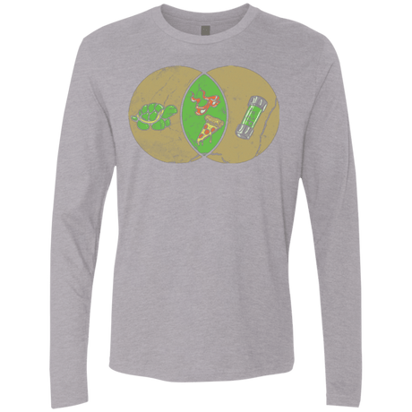 T-Shirts Heather Grey / Small Mikey Diagram Men's Premium Long Sleeve