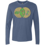 T-Shirts Indigo / Small Mikey Diagram Men's Premium Long Sleeve