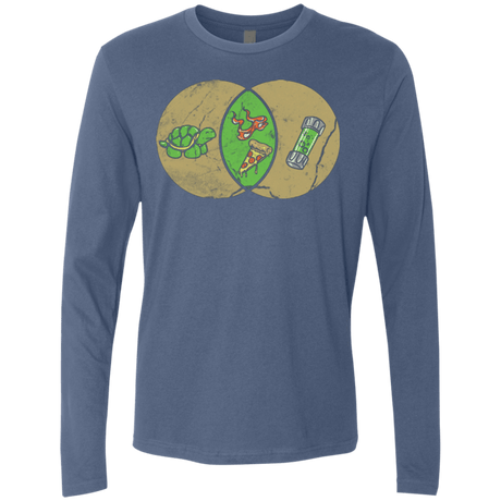 T-Shirts Indigo / Small Mikey Diagram Men's Premium Long Sleeve