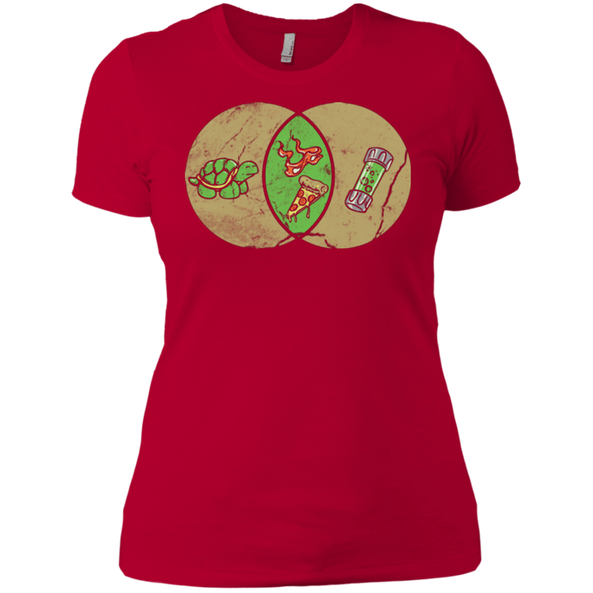 T-Shirts Red / X-Small Mikey Diagram Women's Premium T-Shirt