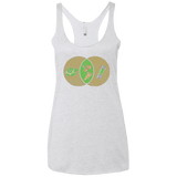 T-Shirts Heather White / X-Small Mikey Diagram Women's Triblend Racerback Tank