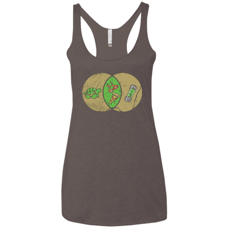 T-Shirts Macchiato / X-Small Mikey Diagram Women's Triblend Racerback Tank