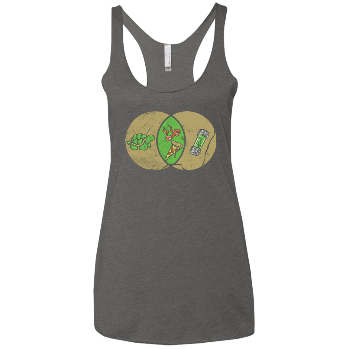 T-Shirts Premium Heather / X-Small Mikey Diagram Women's Triblend Racerback Tank