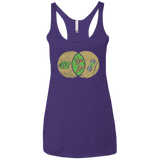 T-Shirts Purple / X-Small Mikey Diagram Women's Triblend Racerback Tank